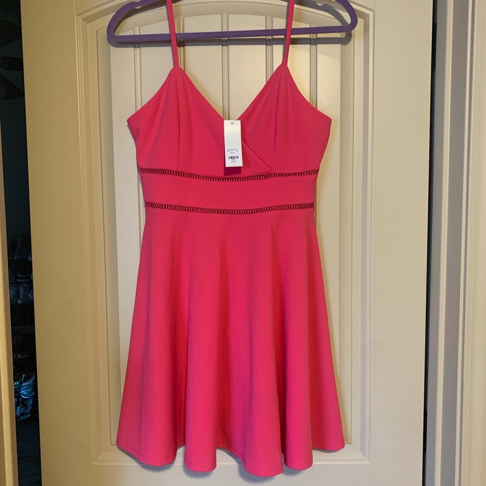 Francesca’s Mi Ami Hot Pink Dress